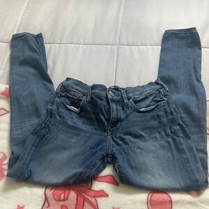 Express Women's Skinny Jeans in Blue